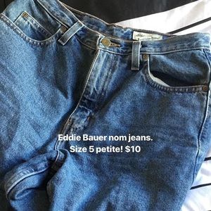 Vintage Eddie Bauer mom jeans!